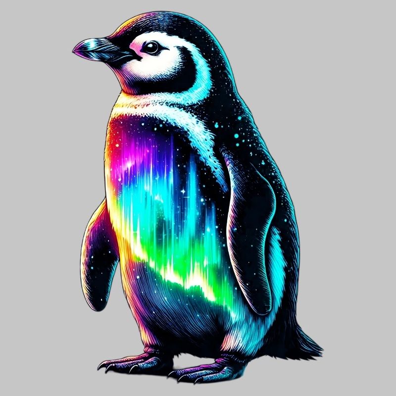 Aurora Borealis Pinguin