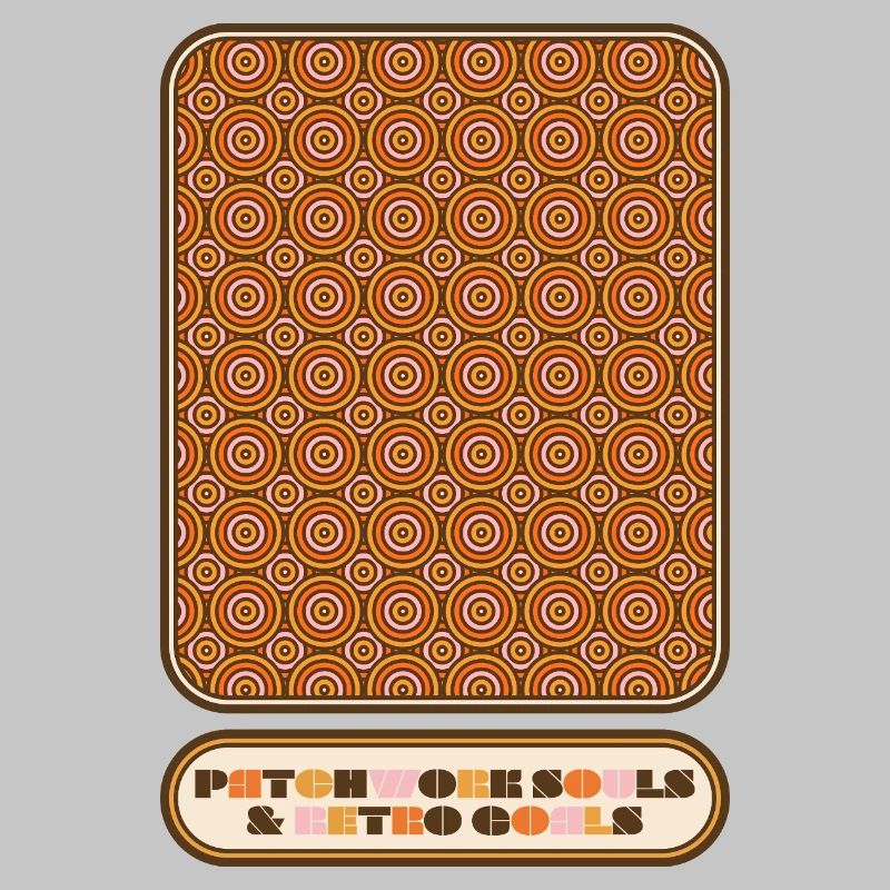 Patchwork Souls & Retro Goals – 70s Pattern