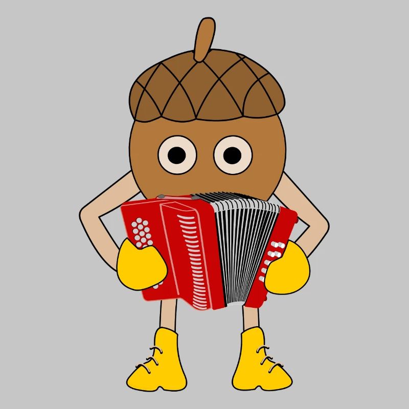 Knopf Akkordeonmutter