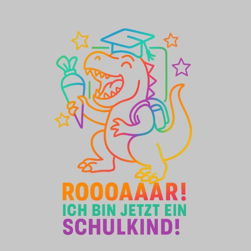 Dino Einschulung | Rooaaar! Ich bin ein Schulkind