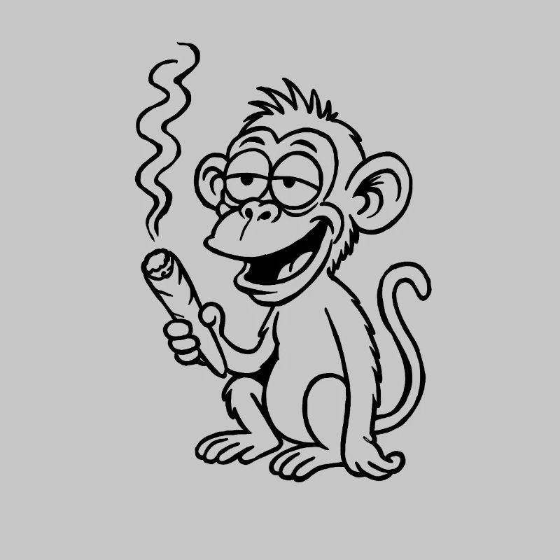 Der Affe peilt ein bisschen anders