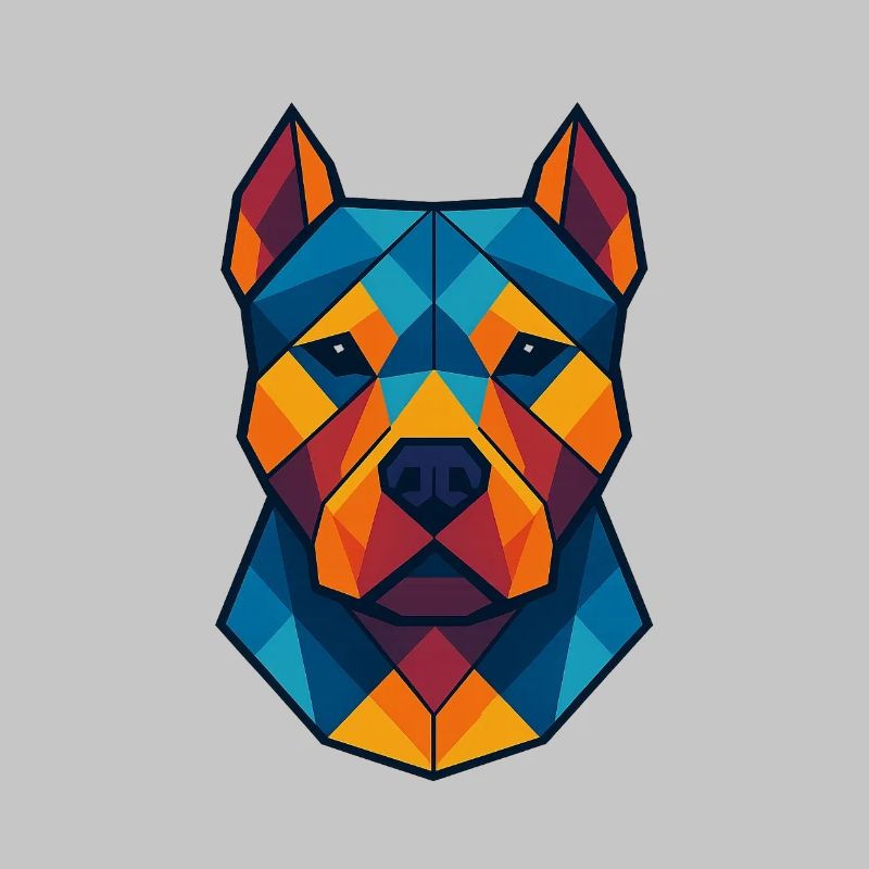 Chien | Tête de chien Impression / Impression / Design