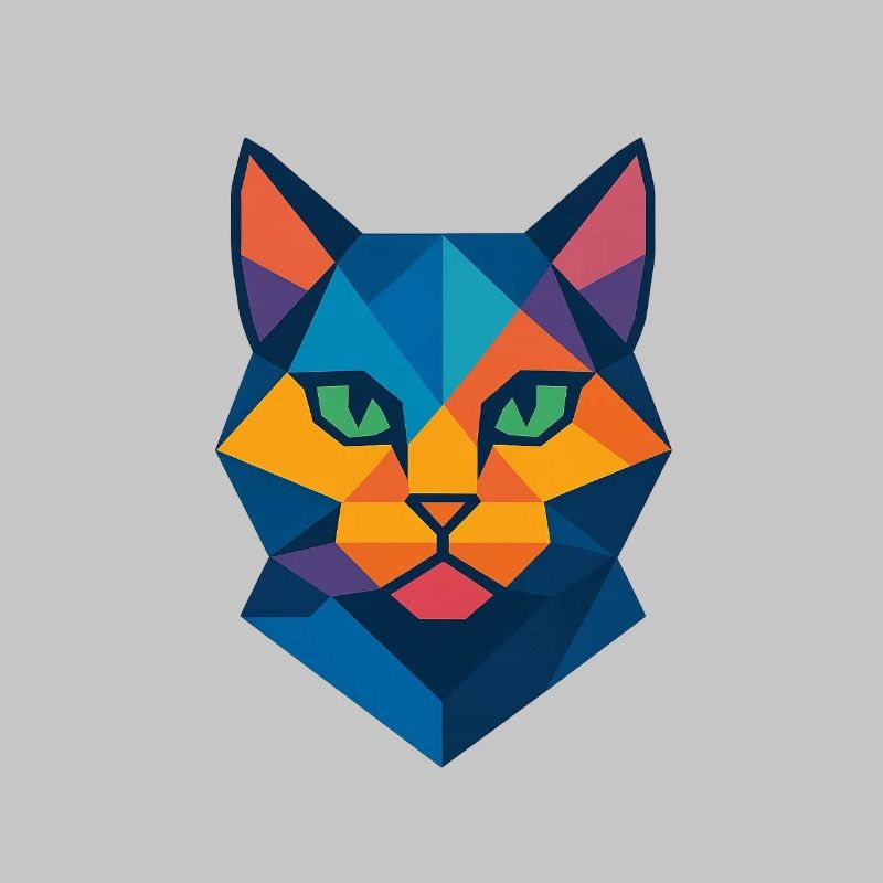 Chat | Tête de chat Impression / Impression / Design
