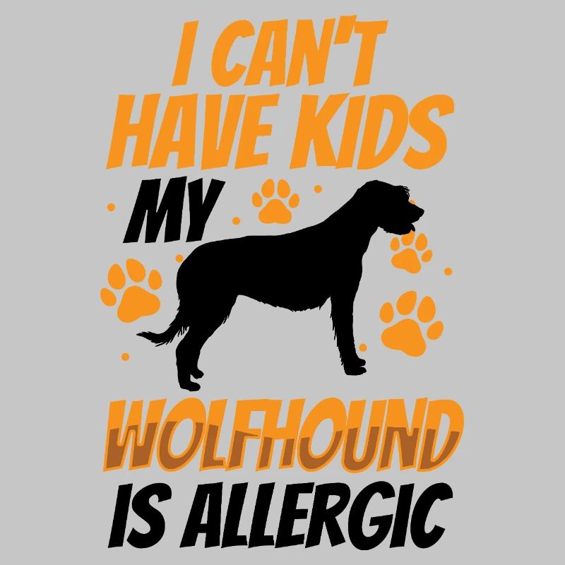 Irish Wolfhound is allergic