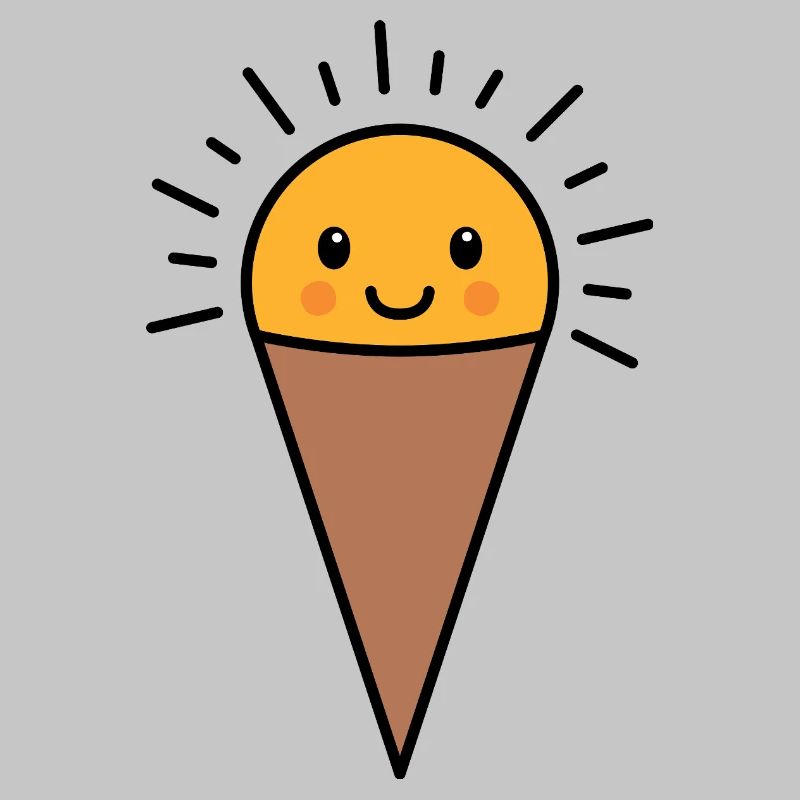 Kawaii Vanille Eis