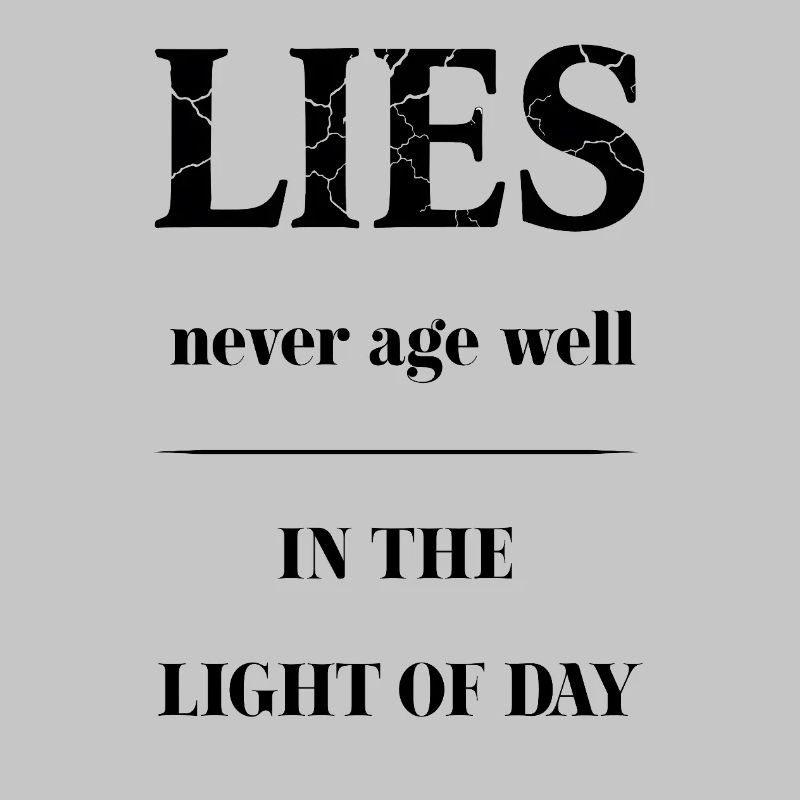 LIES – Bruchtextur Typografie