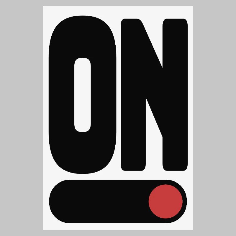 Affiche ON Statement Minimal Design