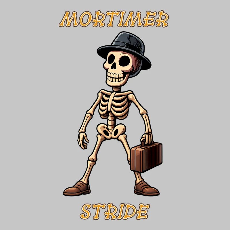 Mortimer Stride Squelette Étoile de l’animation Internet