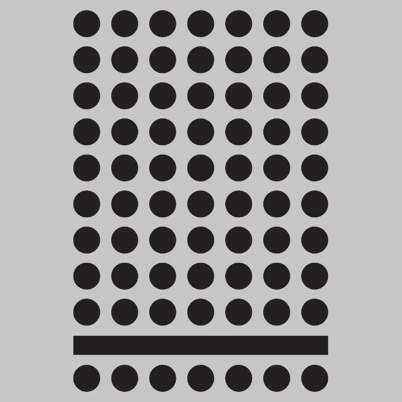 Monochrome Dot Grid Pattern