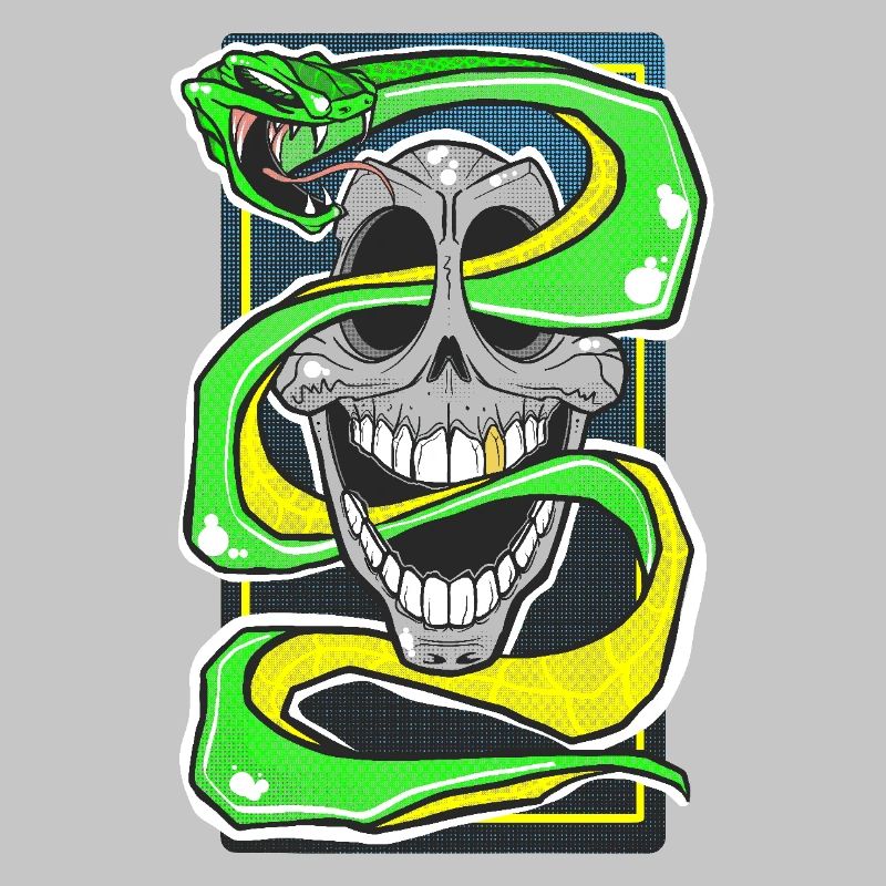 Skull & Snake Neon Edition