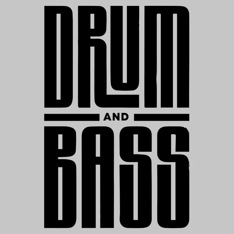 Drum and Bass Bold Typography