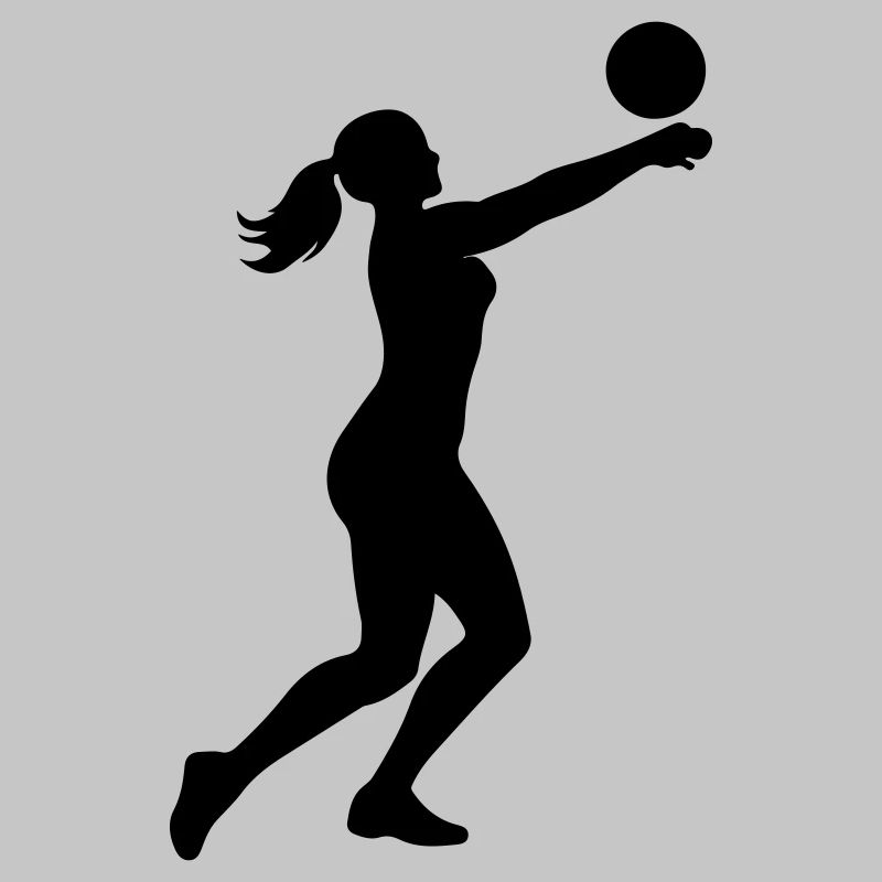 Silhouette de volley-ball