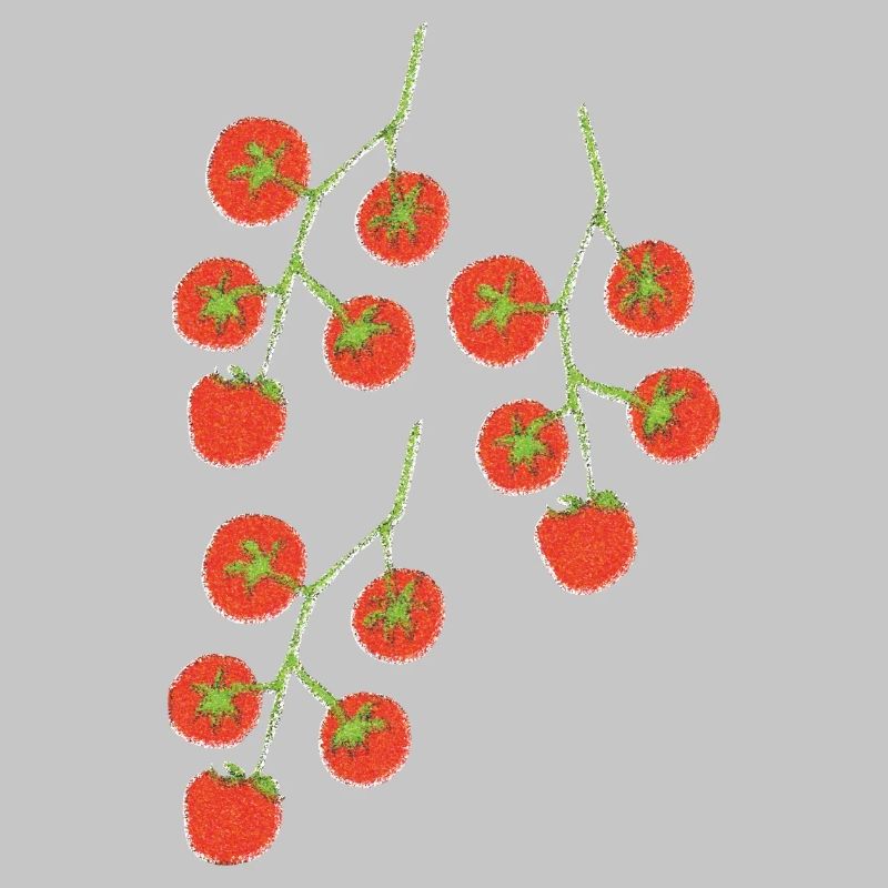 Impressionnisme du Buisson de tomate