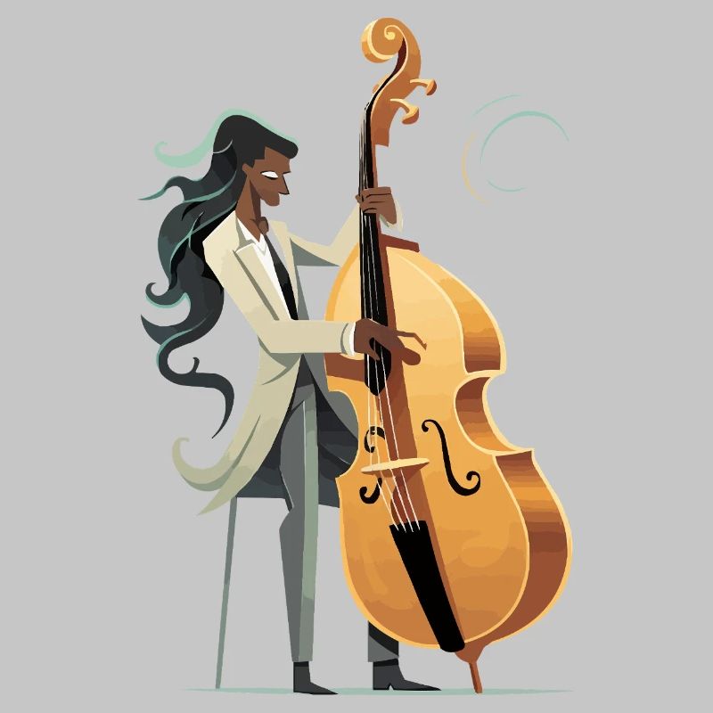 Maître du violoncelle dans le style moderne