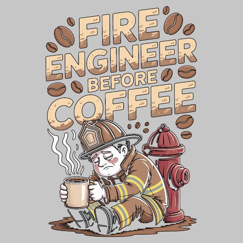 Fire Engineer Before Fire Service Coffee Lover