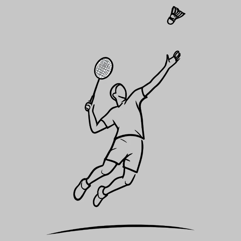 Badminton-Sprungheld