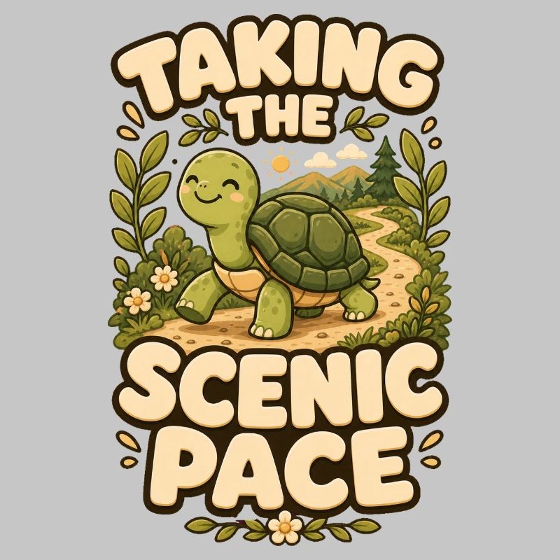 Taking The Scenic Pace Turtle