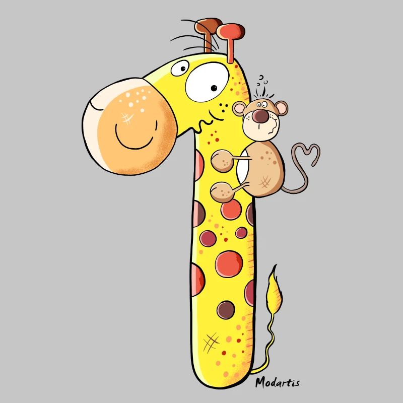 Monkey on Giraffe