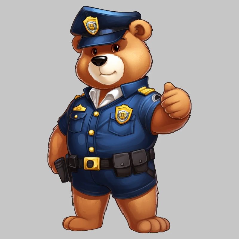 Bärchen Polizei
