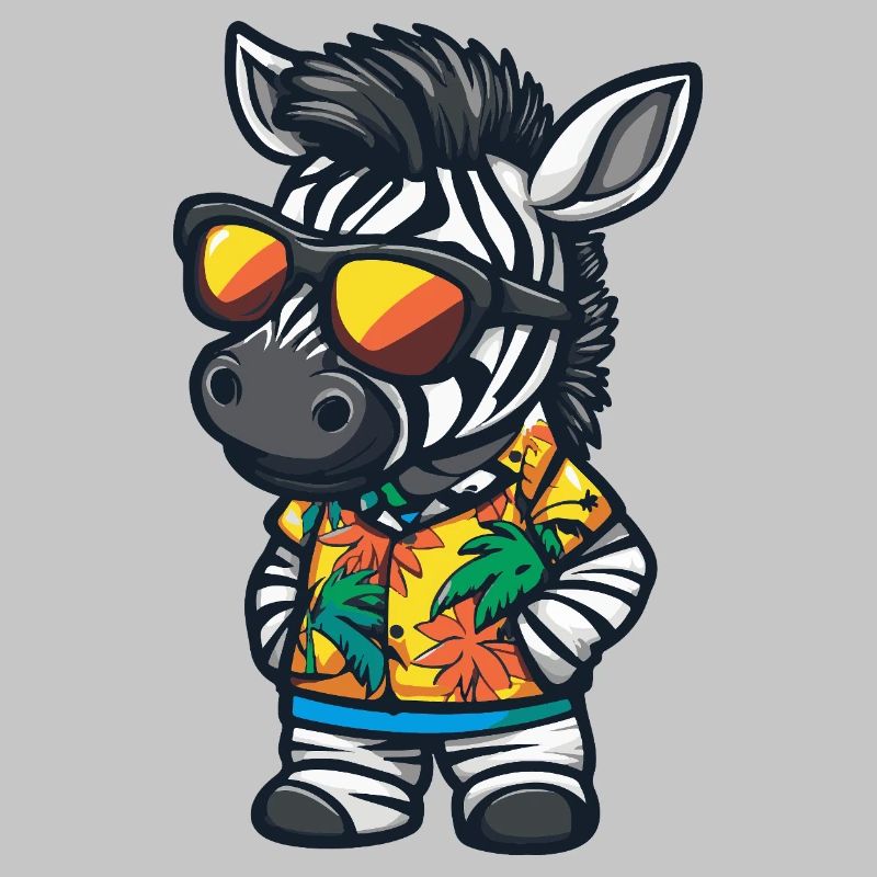 Zebra Comic Vacation