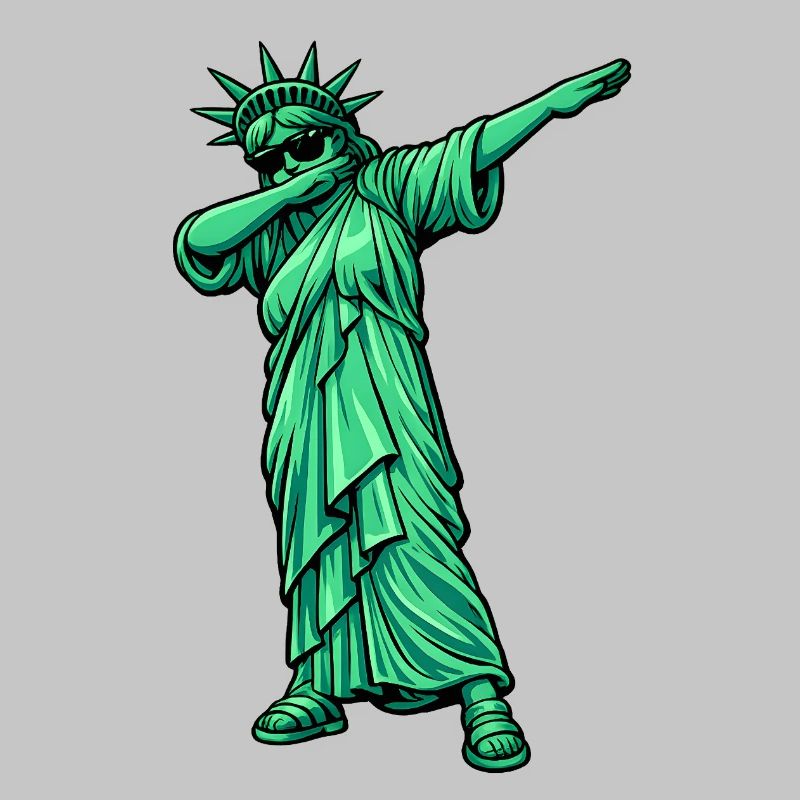 Dabbing Freiheitsstatue