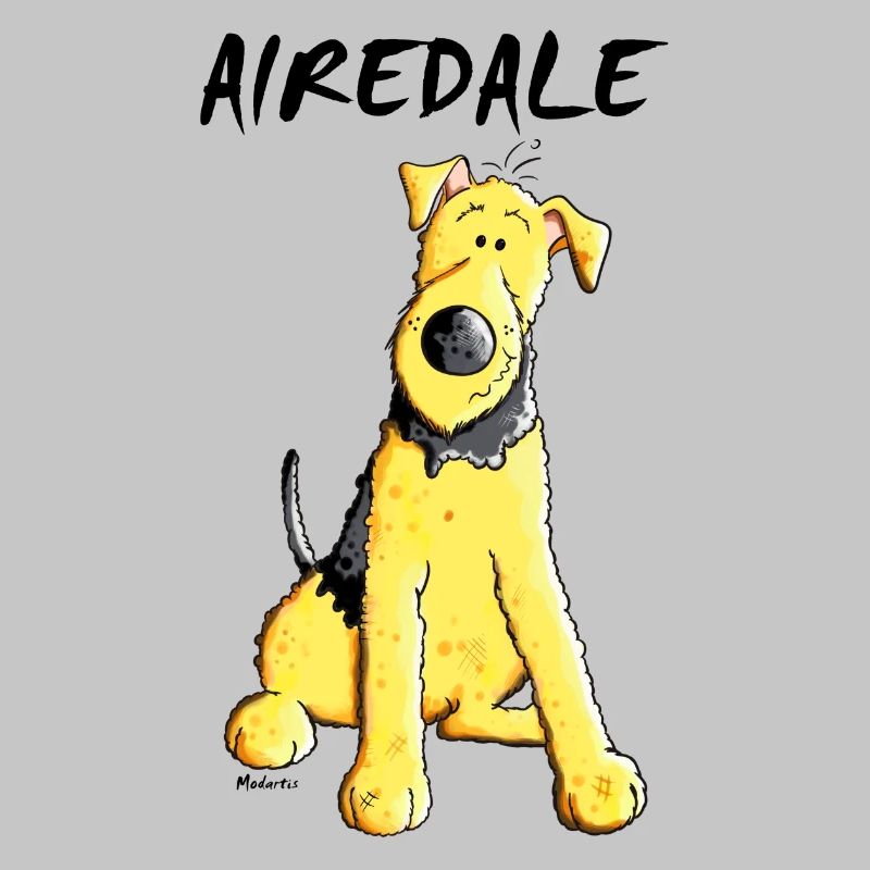 Witziger Airedale Terrier