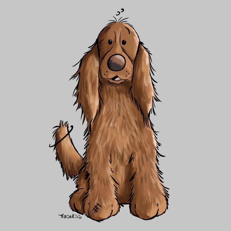 Cocker Spaniel mach Sitz