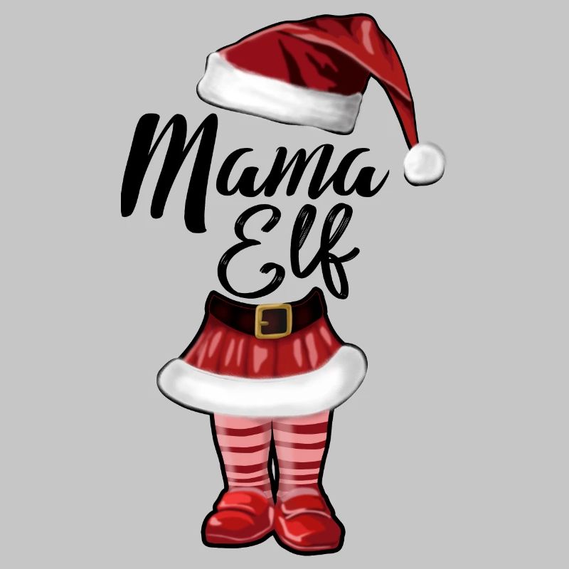 Maman Elfe – Drôle de design de Noël