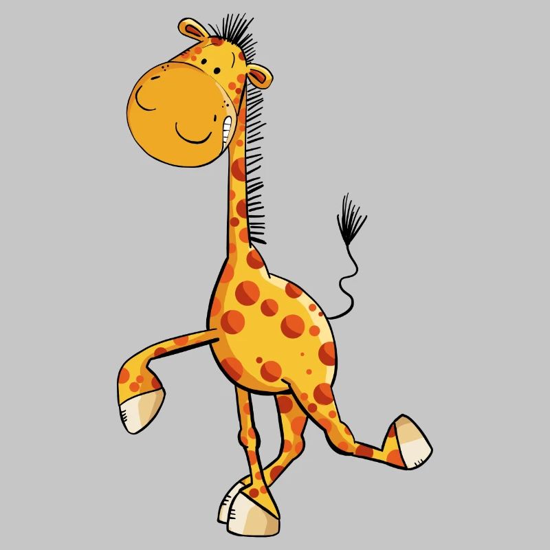 Drollige Giraffe