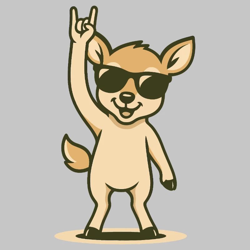 Waldrand-Rocker Rehkitz