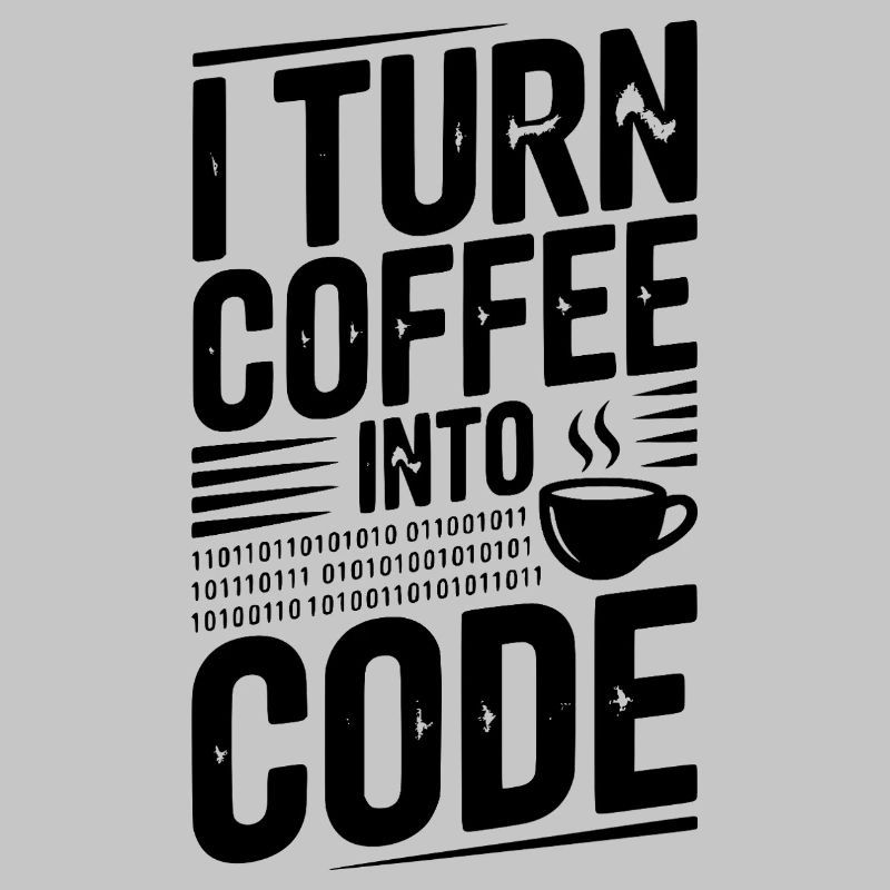 Je transforme le café en code