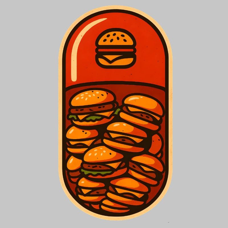 Drôle de hamburger Stack Lover Design