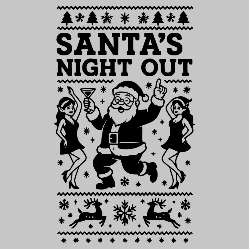 Weihnachtsmann Feier Party