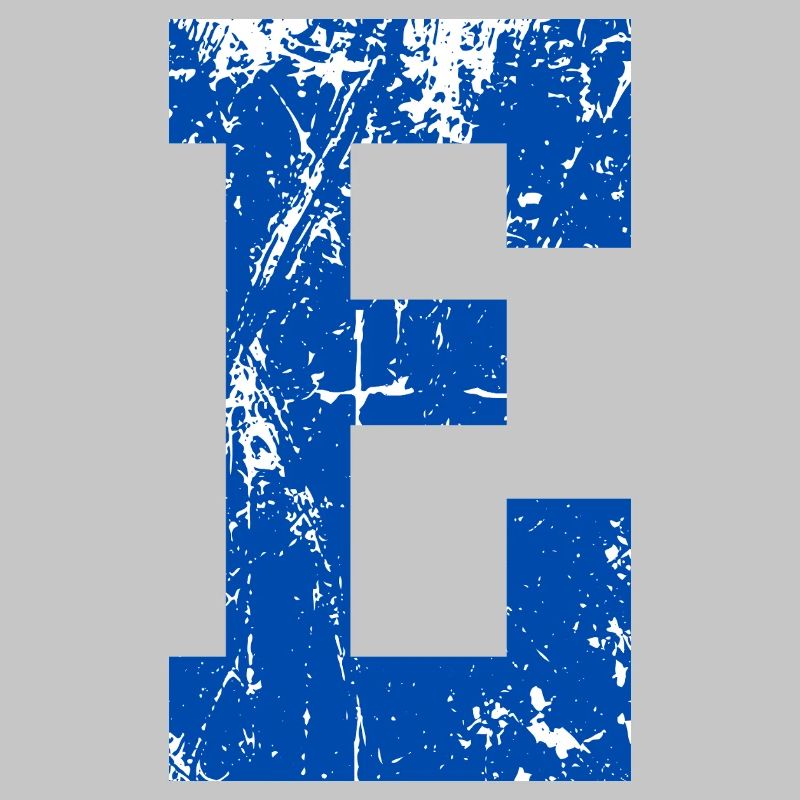Letter e sport retro
