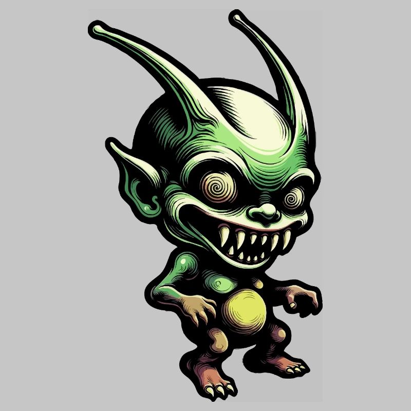 Le Bouffon Vert dans un style rétro-comic