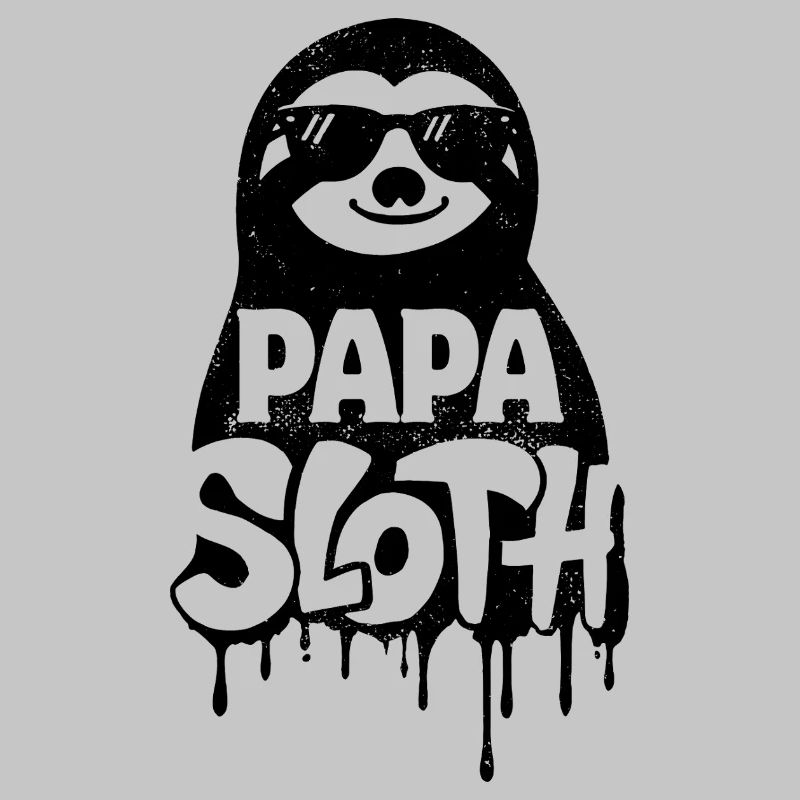 Papa Sloth - Cool Sloth Father's Day
