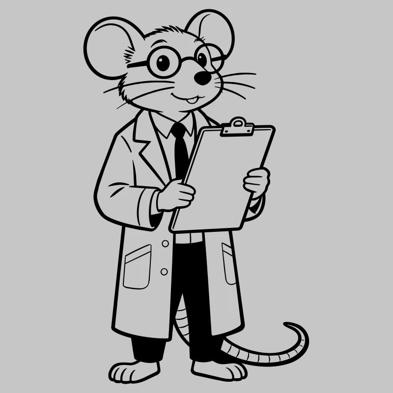 scientist mouse