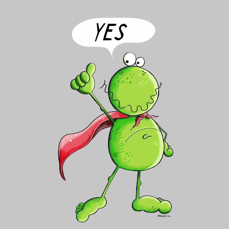 Super Frog - Frogs - Comic - Cartoon