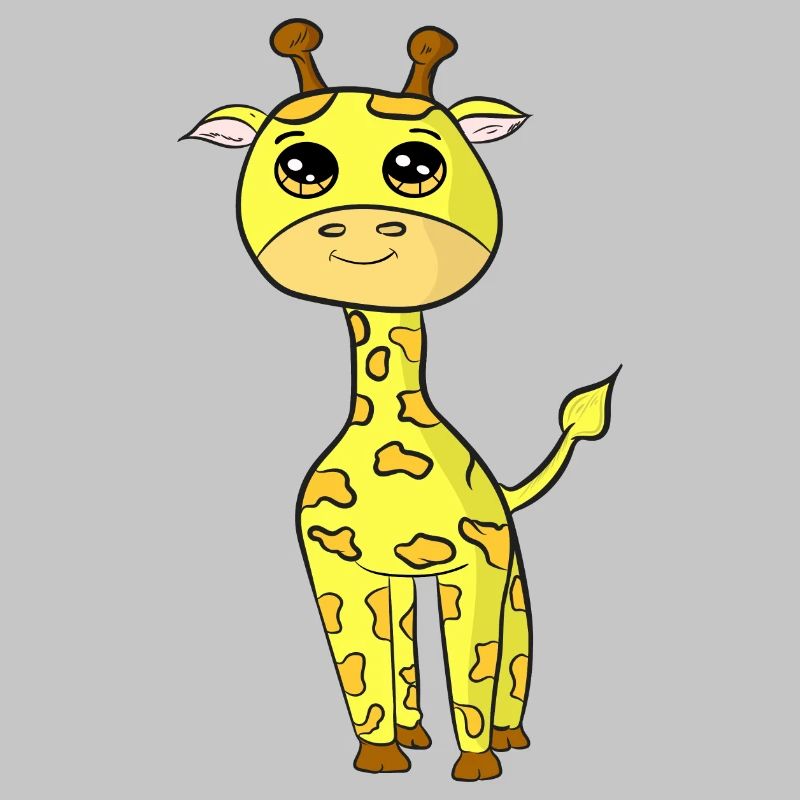 Bébé girafe