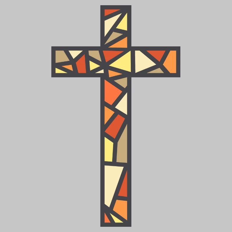 Croix en vitrail