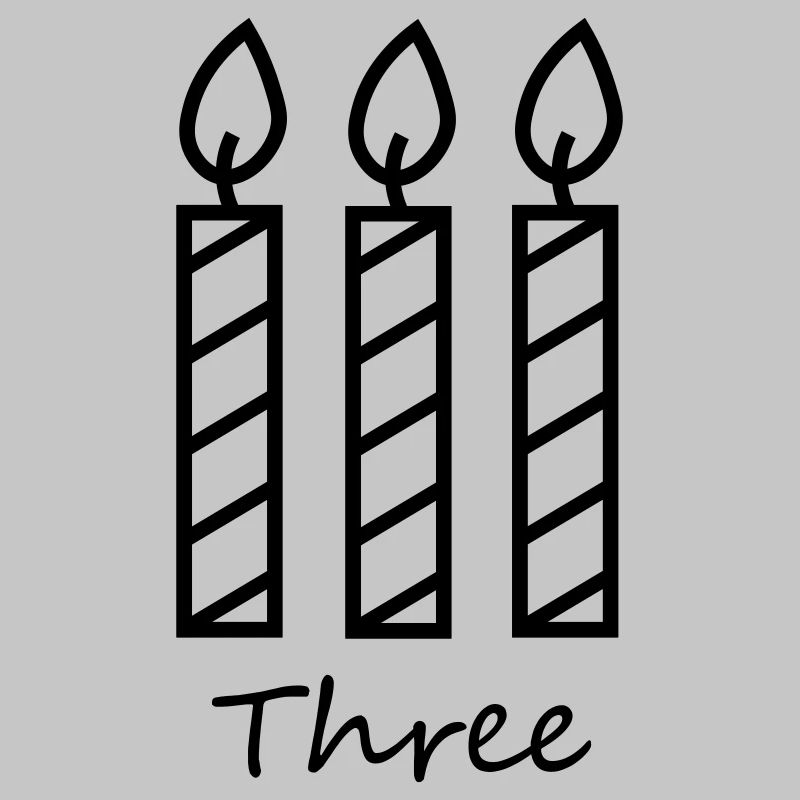 Trois bougies