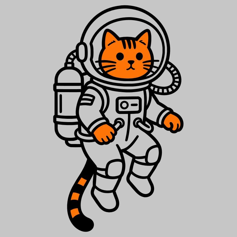 Le chat dans l’espace
