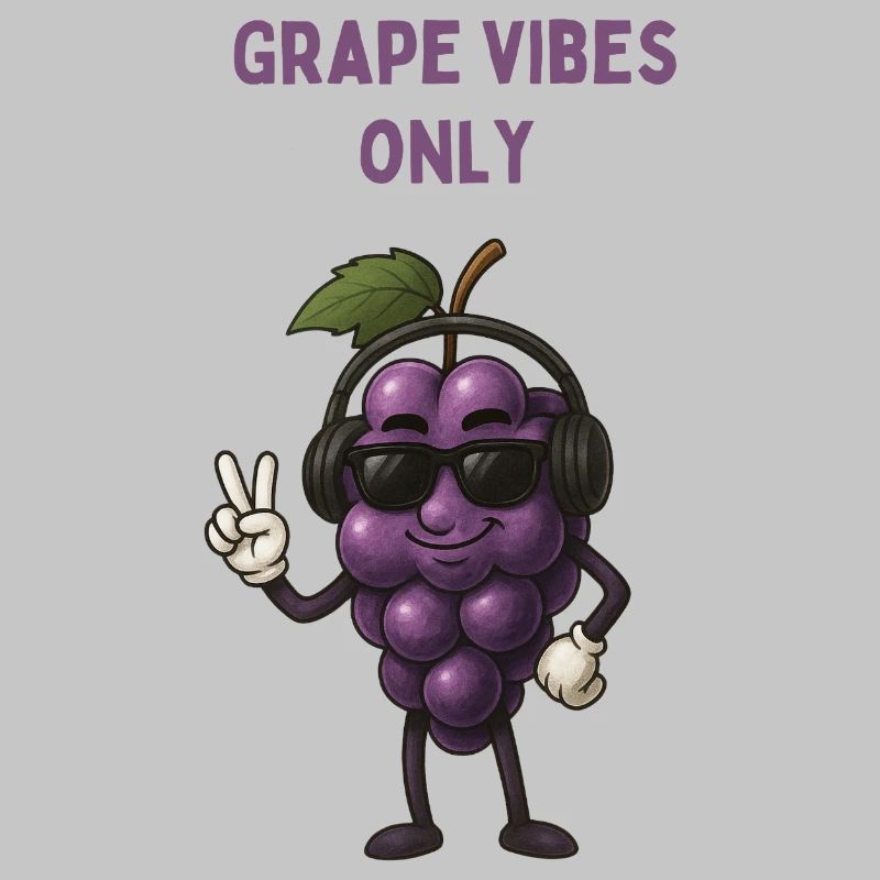 Trauben Vibes Only – Musik-Grape