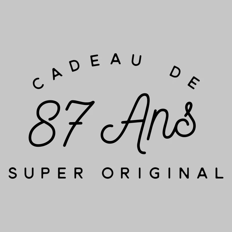 Cadeau 87 ans 