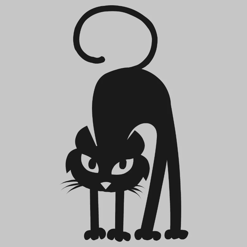 Schwarze Katze