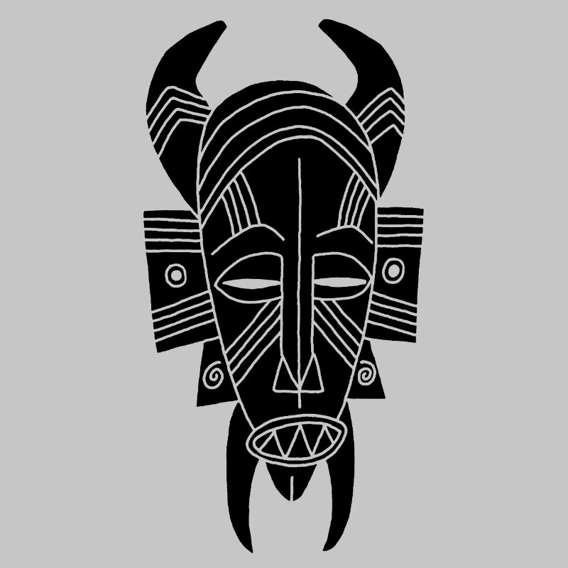 Afrikanischer schwarzer Dämon