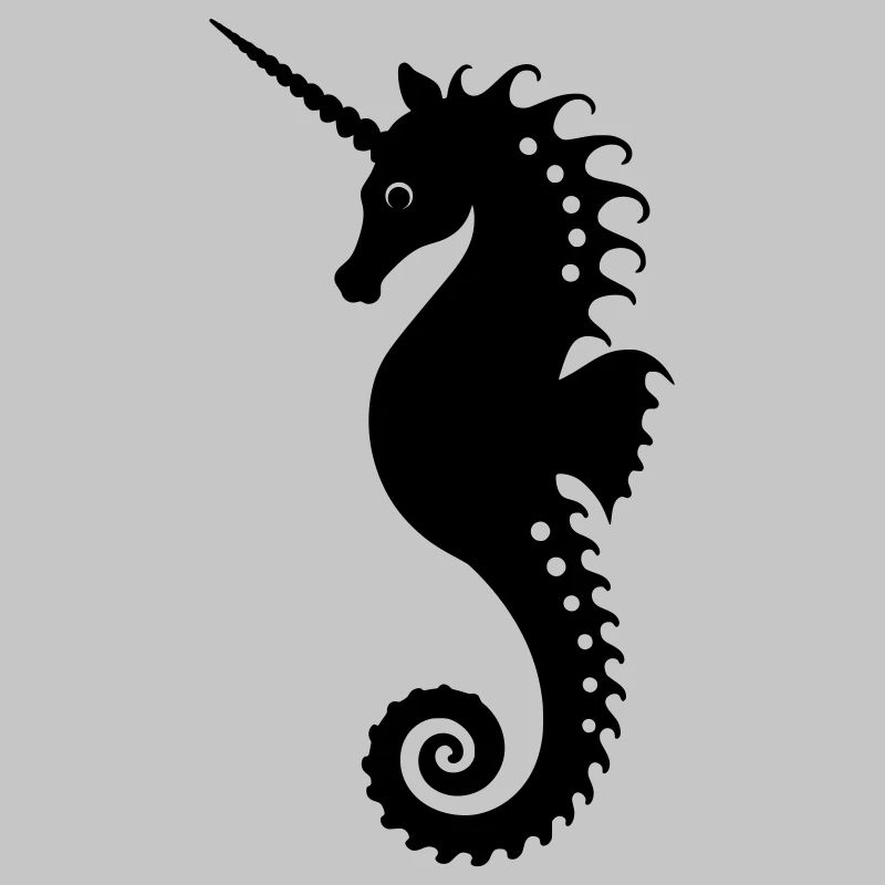 Elegantes Einhorn-Seepferdchen
