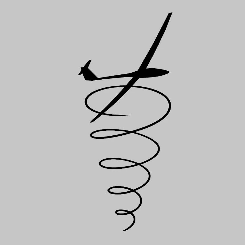 Thermalling Glider Black