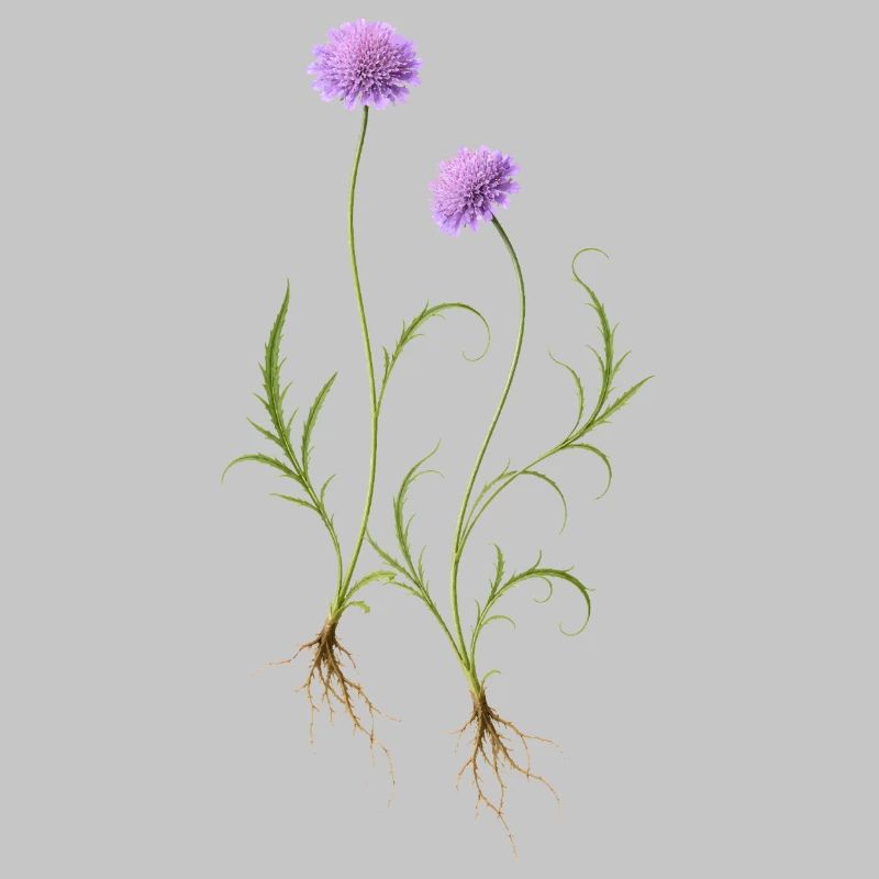 Illustration de la nature des fleurs de prairie