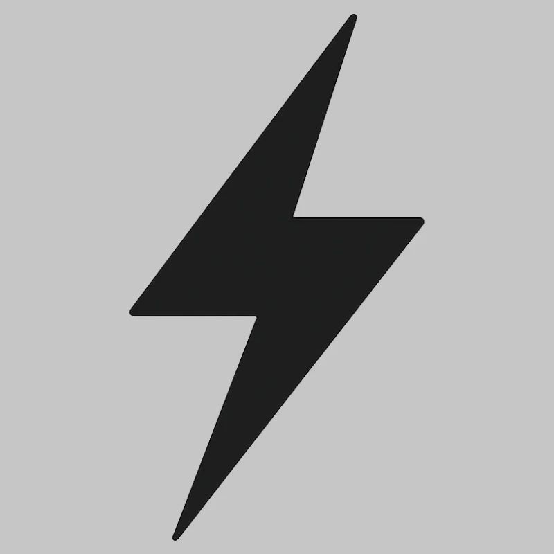 Black Lightning Icon